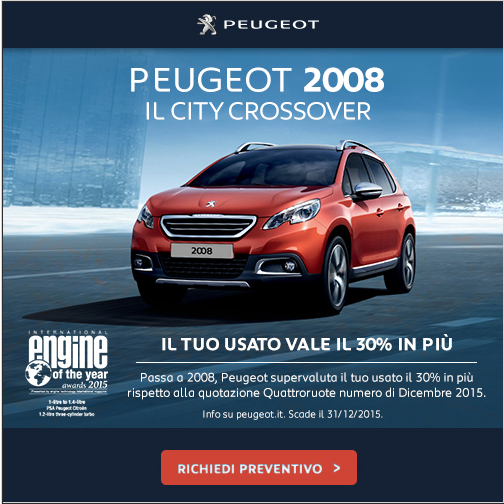 Nuova peugeot 2008